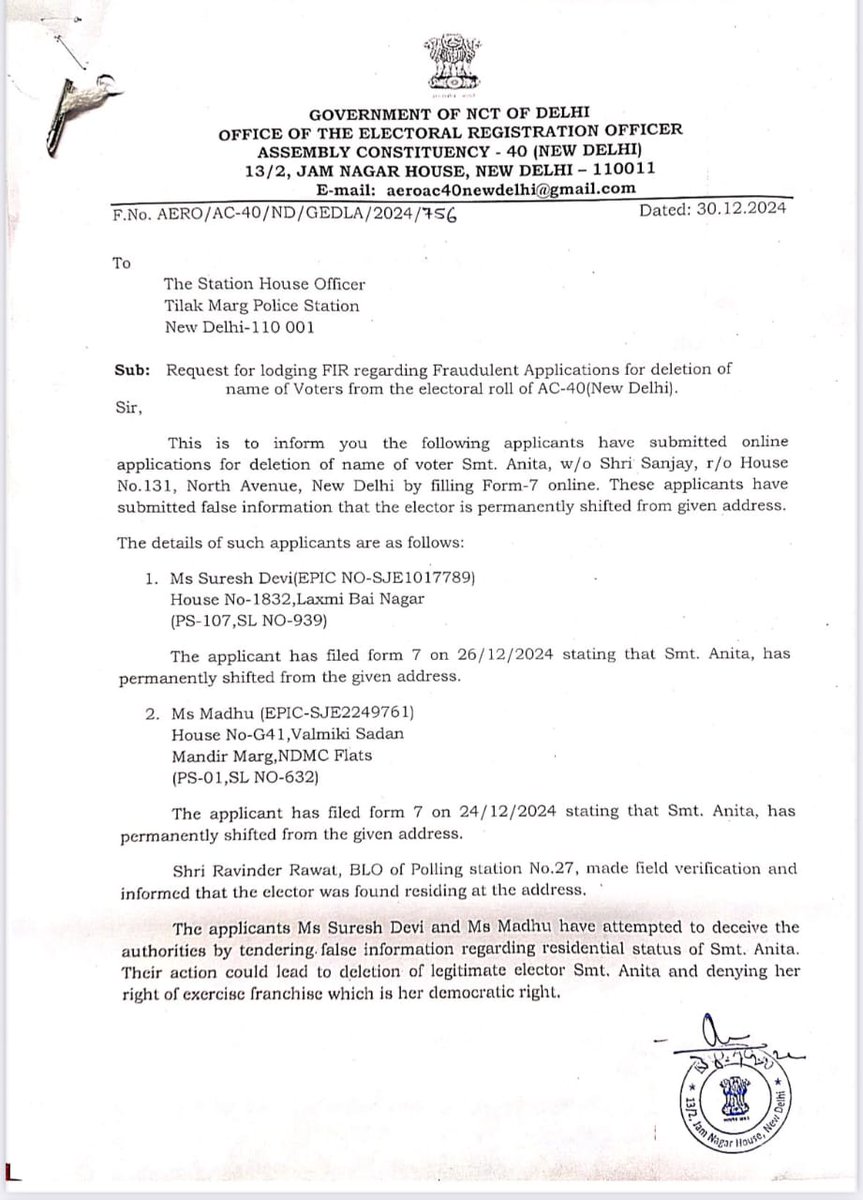 AAPUttarPradesh's tweet image. BJP की गंदी राजनीति बेनकाब – झूठ, फरेब और साजिशों का कच्चा चिट्ठा खुला❗️

आज दो बड़ी खबरों ने @AamAadmiParty के सच को साबित किया और @BJP4India की झूठी साजिशों को बेनकाब कर दिया:

1️⃣ सांसद @SanjayAzadSln की पत्नी @AnitaSingh_ का नाम वोटर लिस्ट से हटाने की साज़िश रचने वाली BJP की…