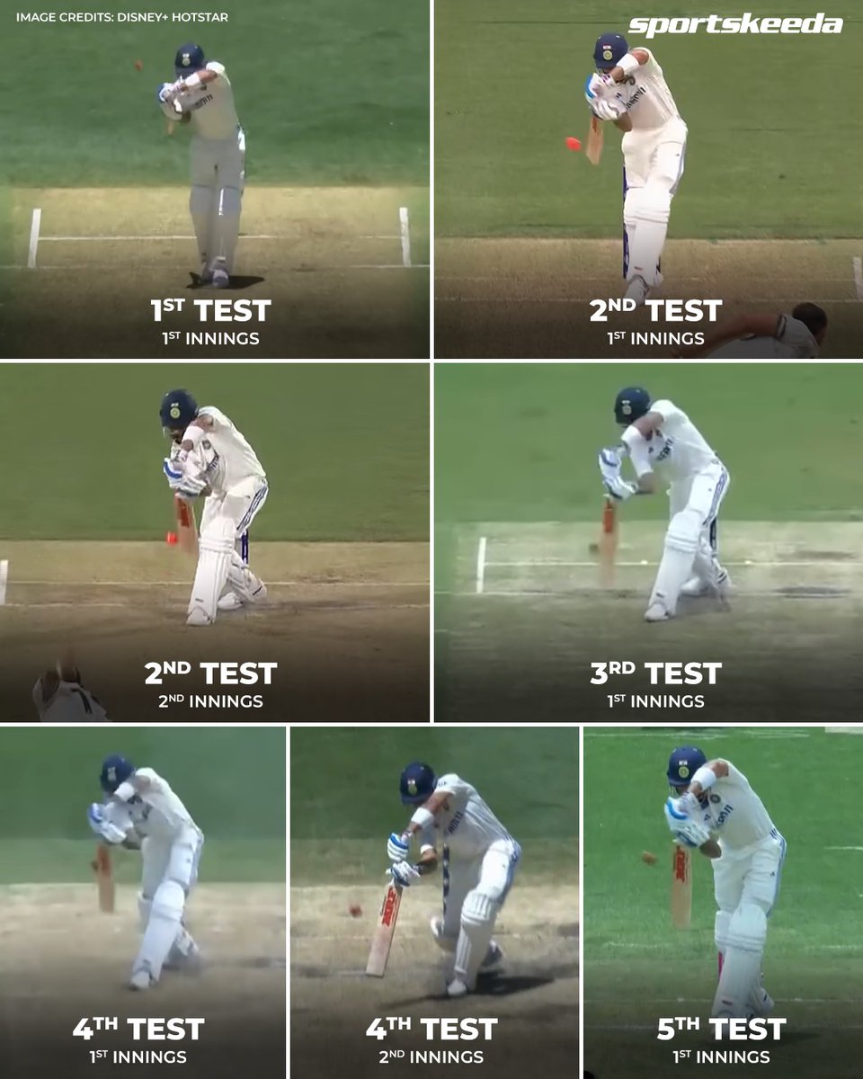 crickforecast's tweet photo. Stupid stupid stupid performance by batsman.

Everytime when outside the off stump ball came. Virat Kohli ready to play💔

#ViratKohli𓃵 #ViratKohli #Virat #Kohli
#AUSvIND #INDvsAUS #chokli
#bordergavaskartrophy2024 https://t.co/MLR0Mp3otk