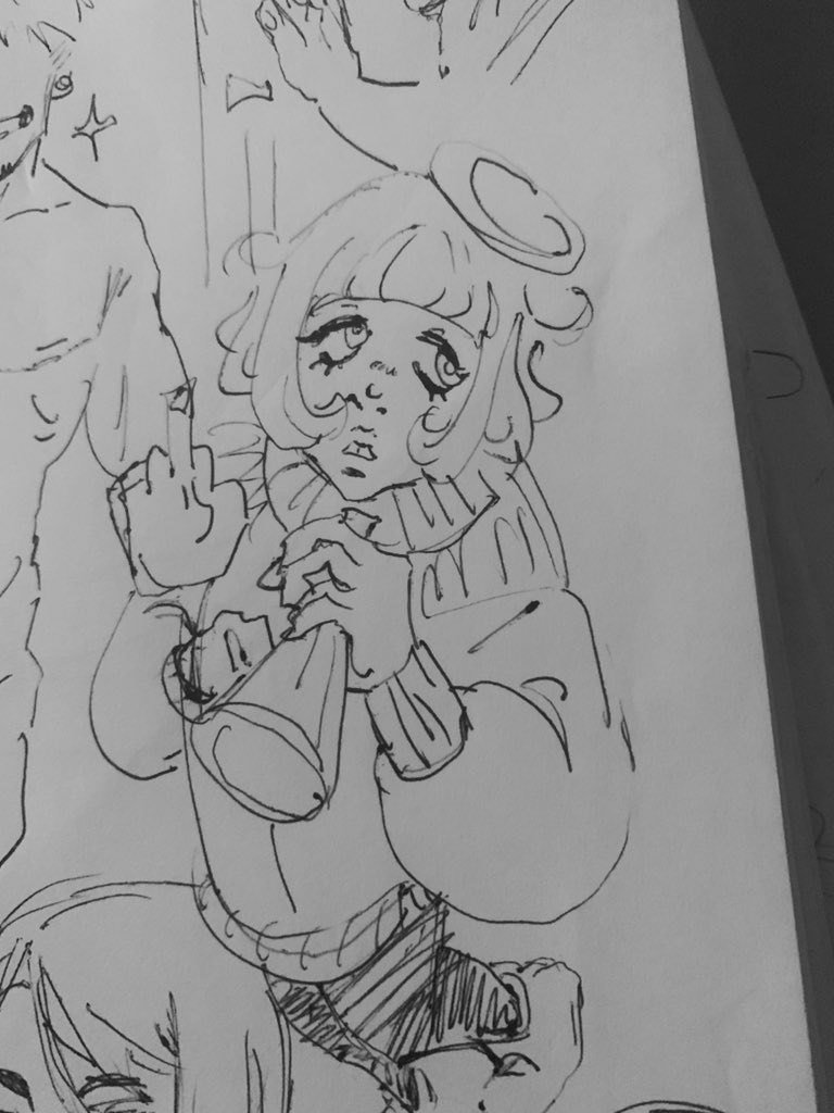 BKZ3R0's tweet photo. Lembrei q sei desenhar no tradicional também https://t.co/1dnx6UPGv2