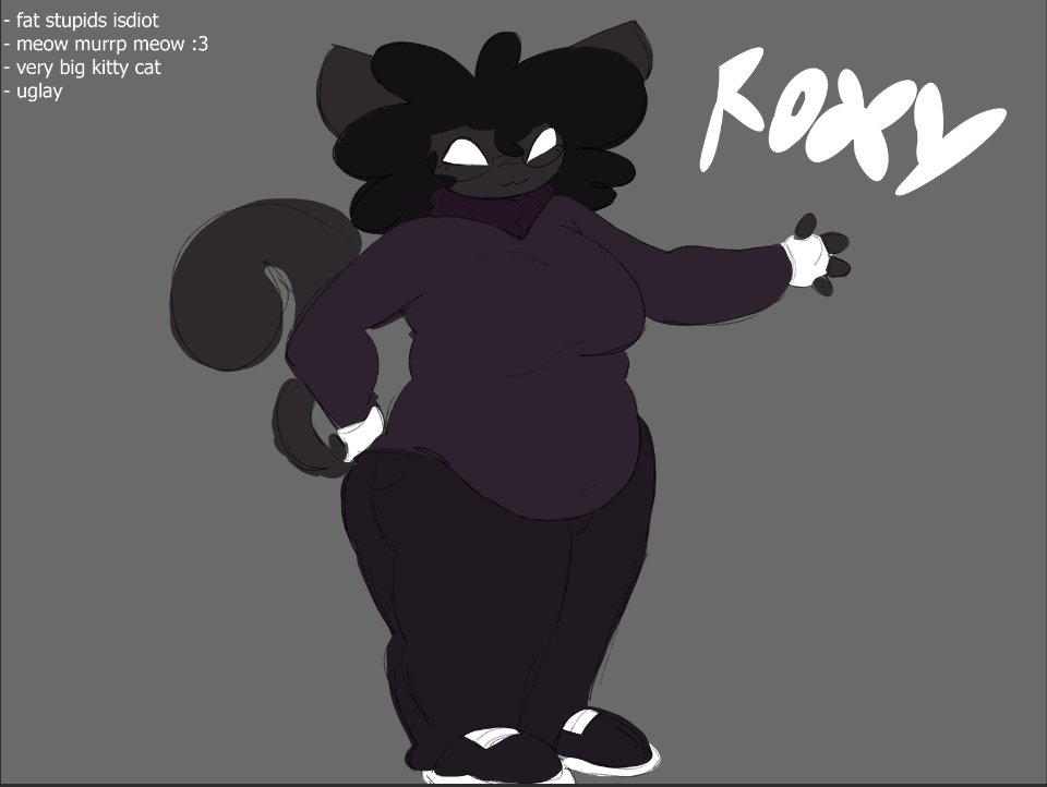 Roxy_Fem's tweet image. haii new ref cus i have a new art style