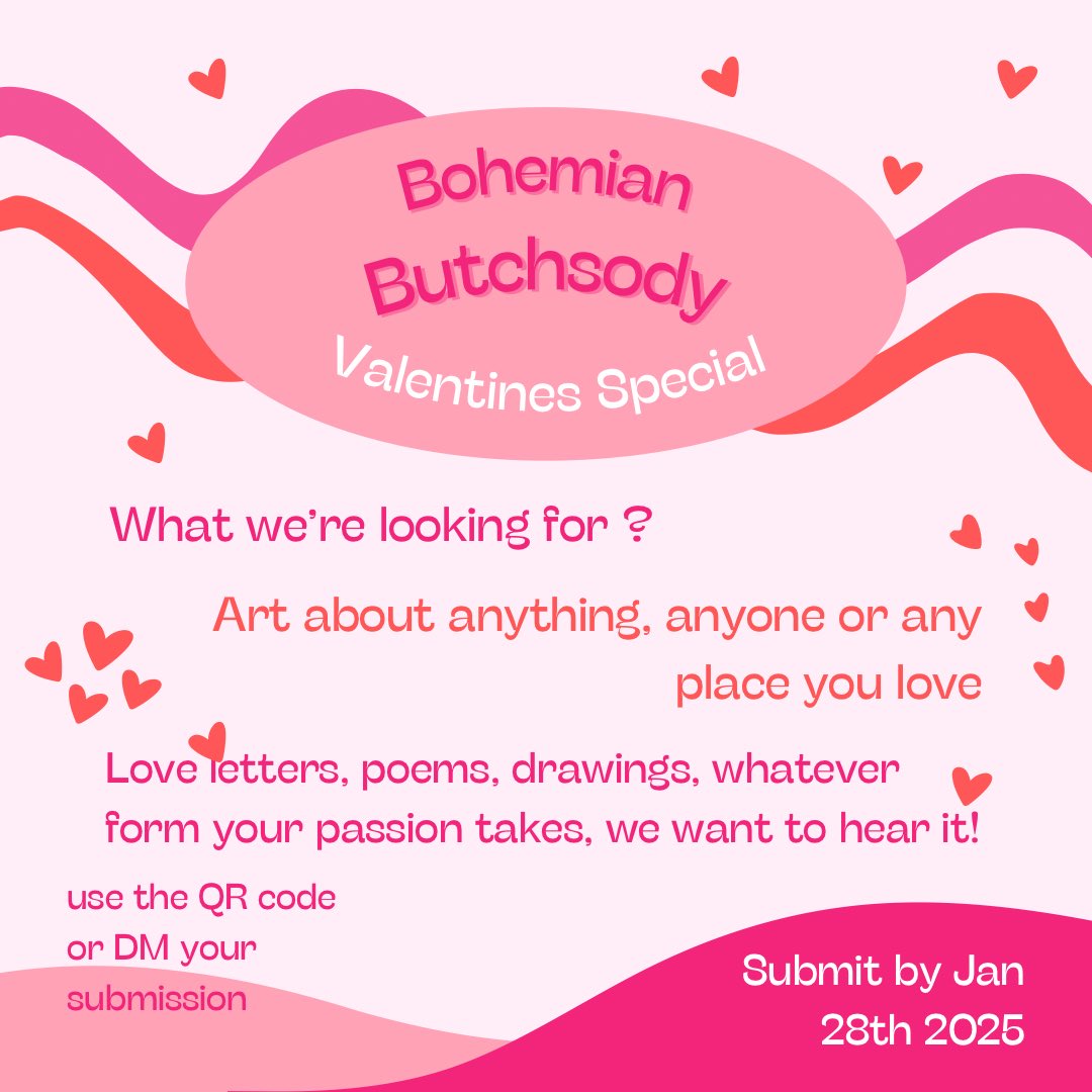 Happy valentines lesbians! Submissions close Jan 28th 2025