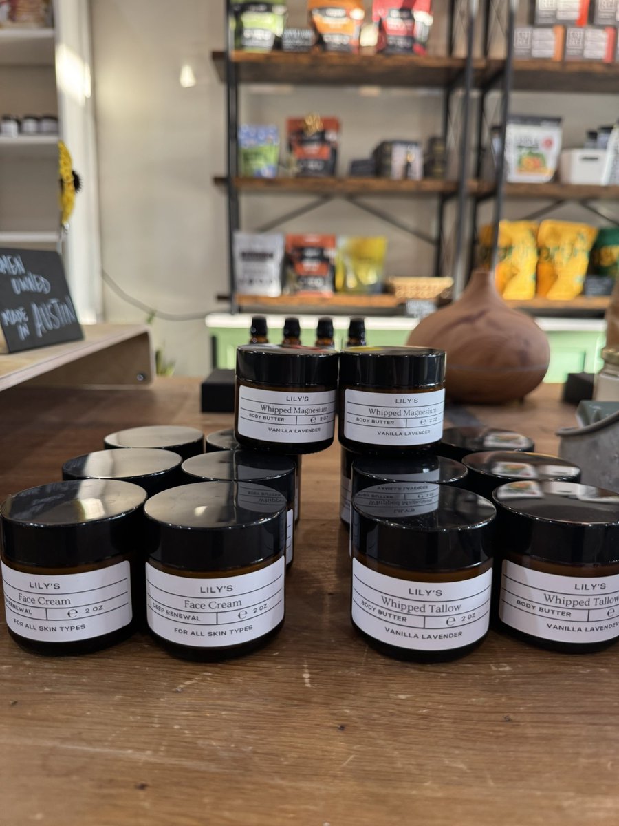 We (Lily's Skincare) are in our second store! In “A”, health and wellness shop, (ahealthandwellness.shop), in the shops at Steiner Ranch. The owner Audra Smith is incredible and it’s a must see for all your health and wellness needs in Austin! They are having their grand opening