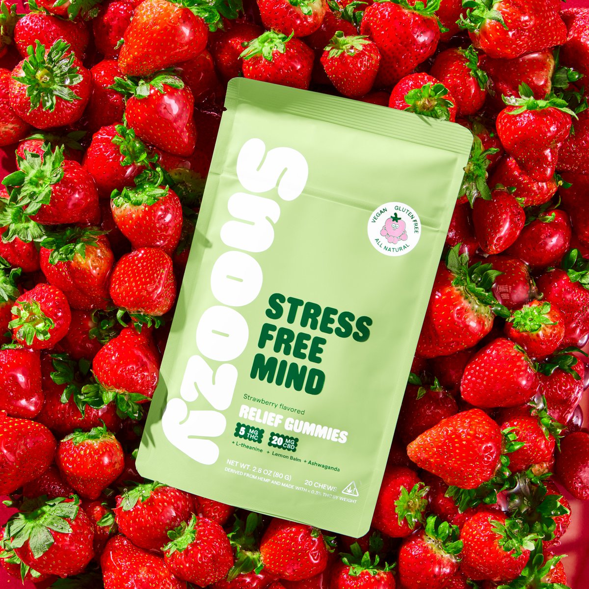 🍓Relax, unwind, and savor the strawberry vibes with Stress Free Mind 🌱😎