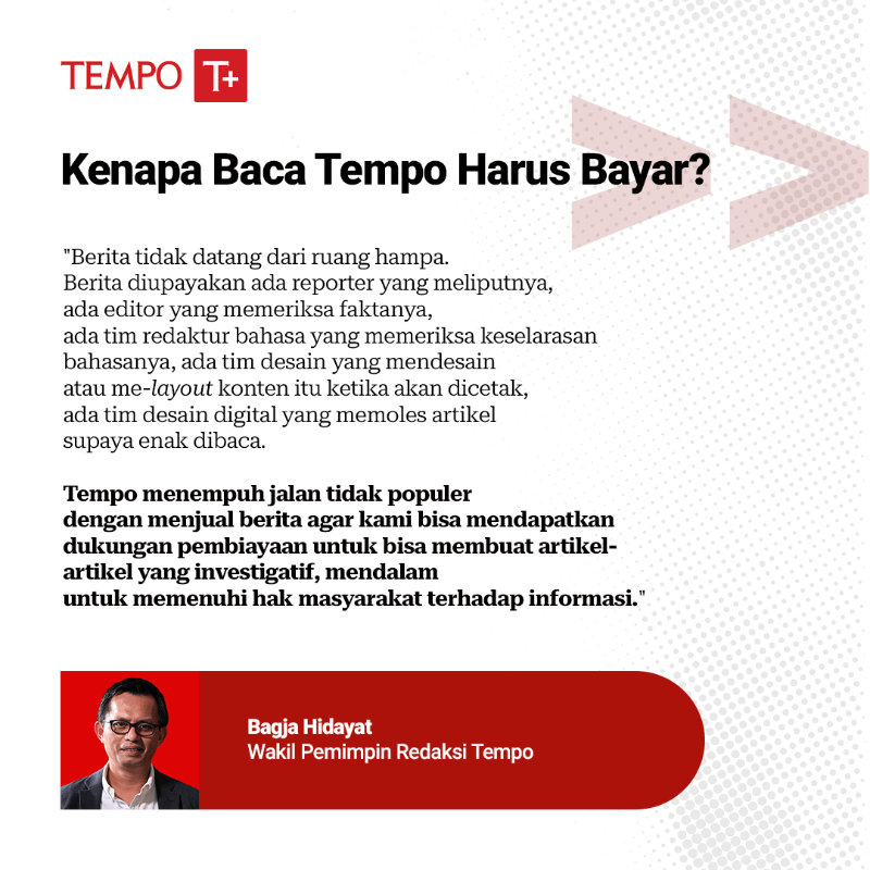 Tempo_Plus's tweet photo. Tahun baru saatnya lengkapi kebutuhan informasimu dan nikmati penawaran spesial ini. Akses penuh ke Tempo Plus + The New York Times selama 12 bulan. 

Kamu bisa akses 2 langganan sepanjang 2025 dengan pengalaman membaca yang menyenangkan. 

Tunggu apa lagi, berlangganan sekarang!