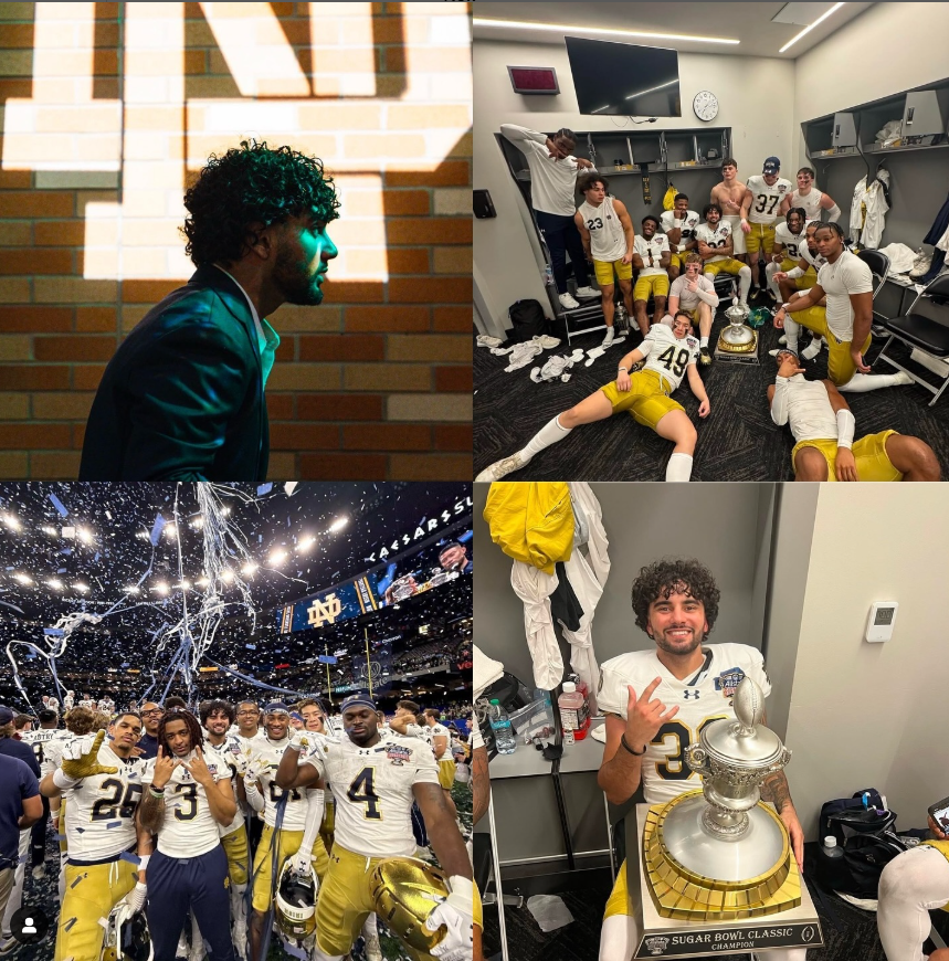 Congratulations to Swordsmen alum <a href="/Isaiahdunn22/">Isaiah Dunn</a>  and the Notre Dame Fightin’ Irish <a href="/NDFootball/">Notre Dame Football</a>  on their Sugar Bowl victory today! On to the next round! <a href="/GhostsofStPaul/">The Ghosts of St. Paul Football</a>
