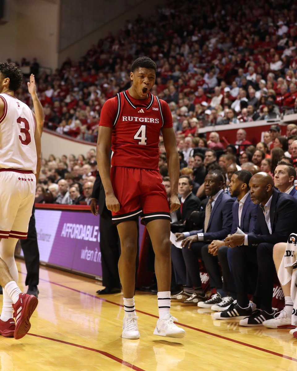 Ace Bailey’s 39 points tonight at Indiana tie the most ever for an RU freshman, the most ever for an RU player in a Big Ten game and the second most for any opponent at Assembly Hall. 

His 15 field goals were the most for a Rutgers freshman in school history.