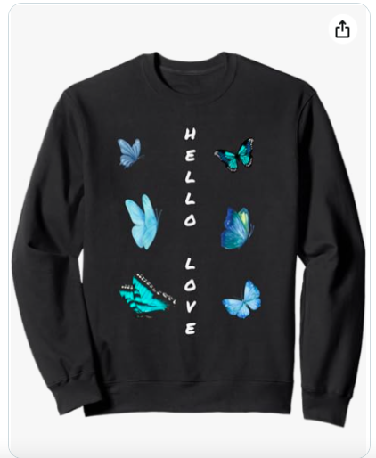 InessaW29's tweet photo. https://t.co/Fi4Z7tZcVA… 

Brand: Lovemydesigns 

Hello Love Positive Butterfly Print Sweatshirt

#MHHSBD #LoveRemedy #giftsforher #love #viral #buterfly #designer #cute #ValentinesDay #Twitter婚活 #valentines #craft #Symbol #Sweatshirts #Hello2025 #heartheartart #giftideas https://t.co/u7hN4985xX