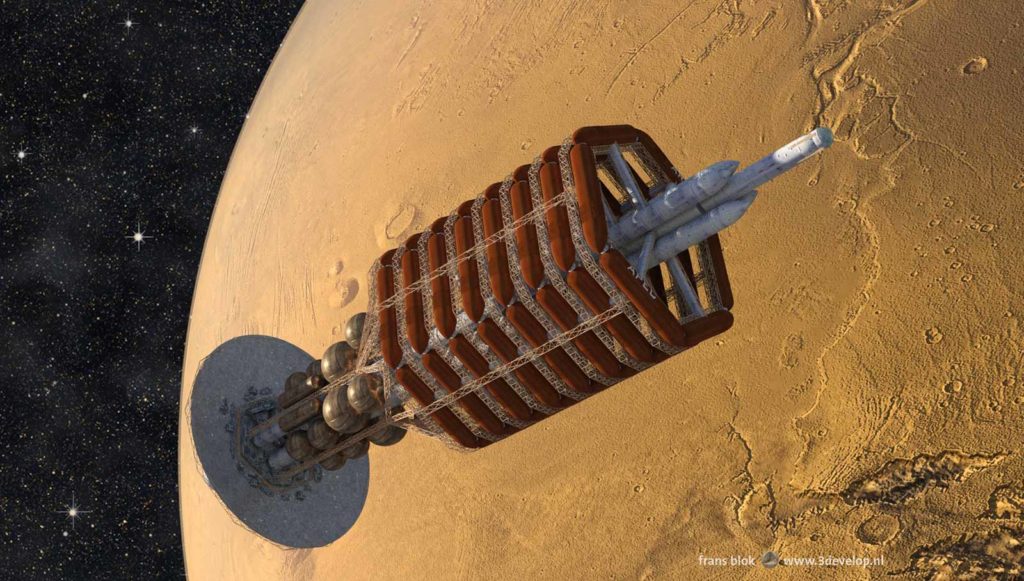 SpaceKoala's tweet photo. What's your favorite batshit Shuttle tank proposal? I'll start off with the wild Ares from Red Mars.

I still can't believe a bunch of these tanks were supposed to convert into Mars landers. https://t.co/1azNNK07YP