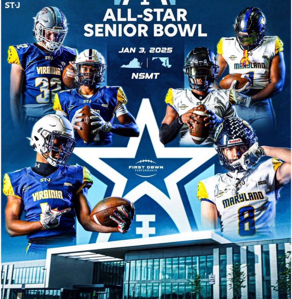 CapistrantColin's tweet image. Grateful to represent VA competing in @TheStJames All-Star Senior Bowl on Fri., Jan 3! Thank you coaches! @CoachOvertonJ #StJSeniorBowl
@BWHSFootball @andrejones1185