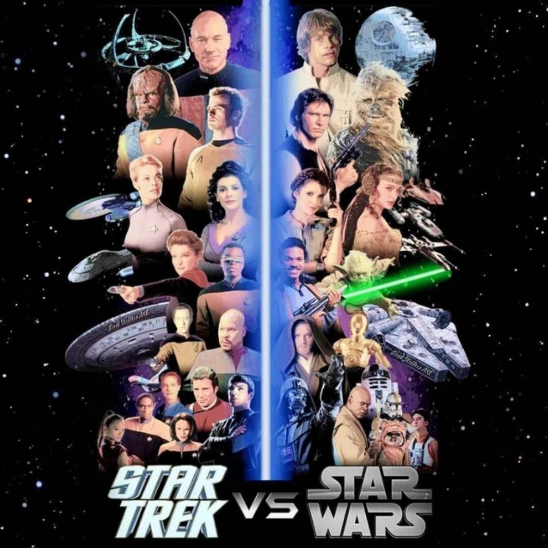 TOPSsolutions's tweet image. We don&apos;t want to start a war but in honour of #ScienceFictionDay, who you got?  Either way we would love to manage their communications. 

#StarTrek #StarWars #UseTheForce #BeamMeUp