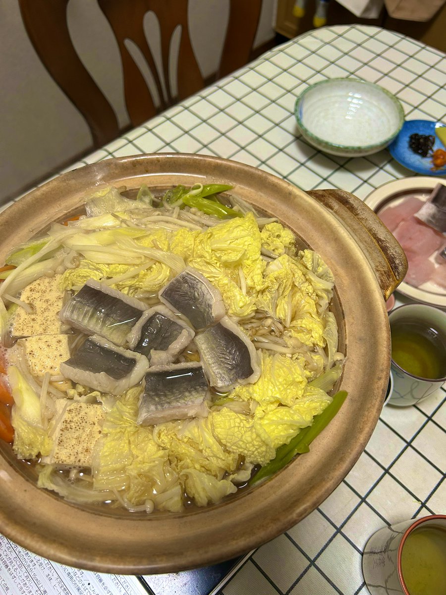 businessiihito's tweet photo. おせちも概ね食べ尽くしましたので、#掛茶料理むとう @kachamuto の鱧鍋してます☺️💕骨全然気にならない！魚の出汁ってやっぱり凄い👍 https://t.co/sJSFhkGMN4