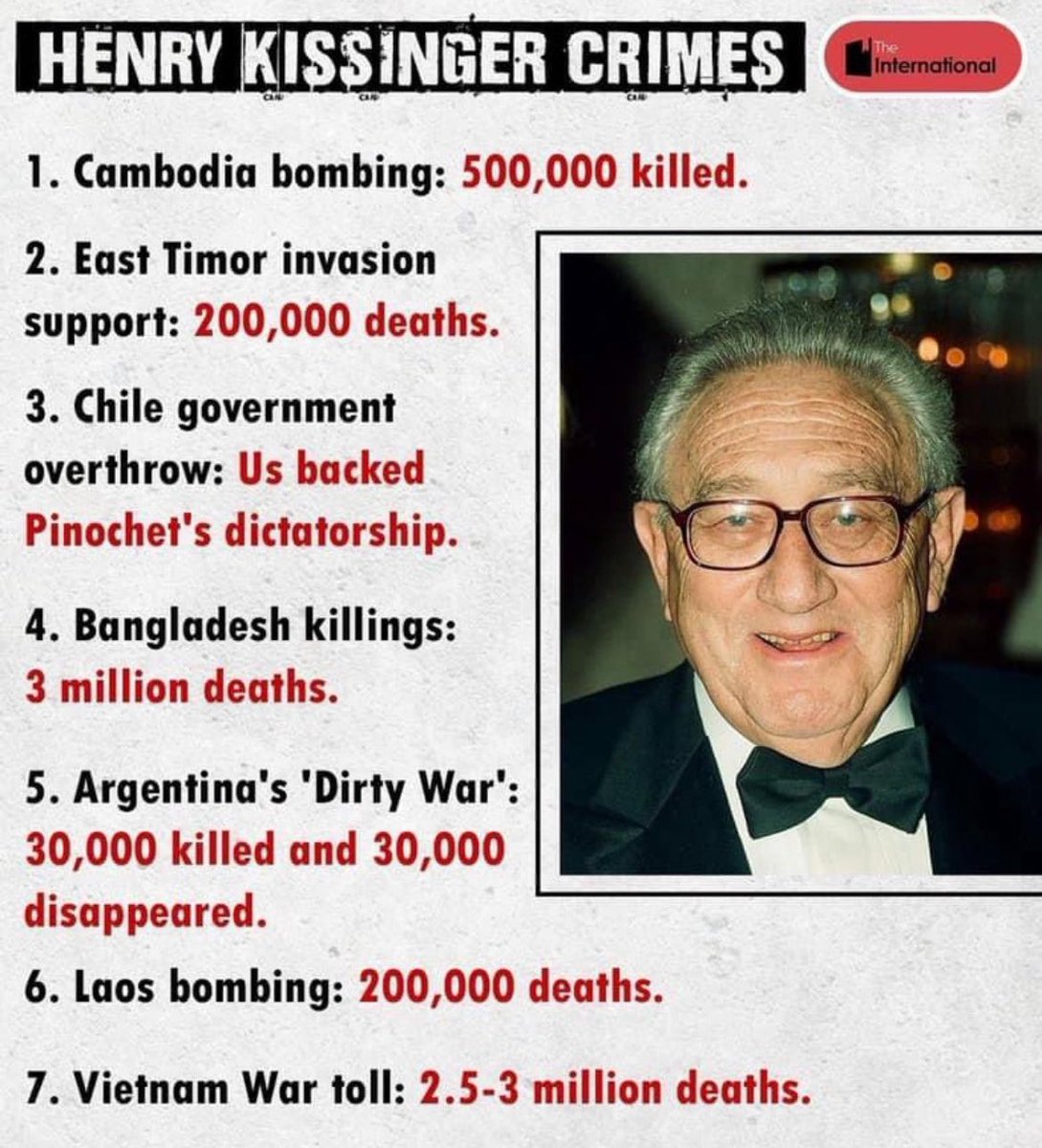 agtmael_mieke's tweet photo. Alles is gepland door dat #WEFTUIG en hun slaafse gehersenspoelde geïndoctrineerde omgekochte chanteerbare Vazallen!
Henry Kissinger is/was de coach v Bill Gates en Klaus Schwab!
WIJ VERGETEN NIETS
WIJ VERGEVEN NIETS https://t.co/vQUJTfY1NU