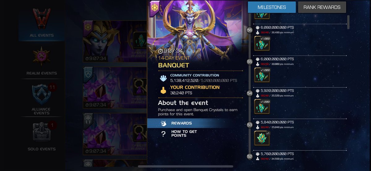 They added even more 🤦‍♂️ #mcoc #marvel #banquet