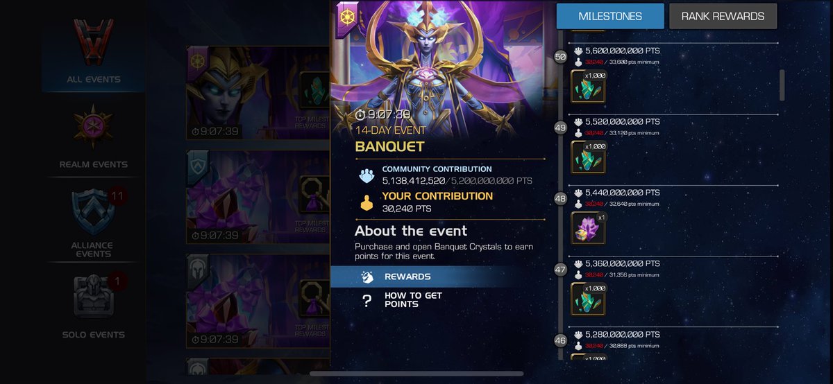 JoeGodfrey17's tweet photo. They added even more 🤦‍♂️ #mcoc #marvel #banquet https://t.co/o18XMuw7Oi