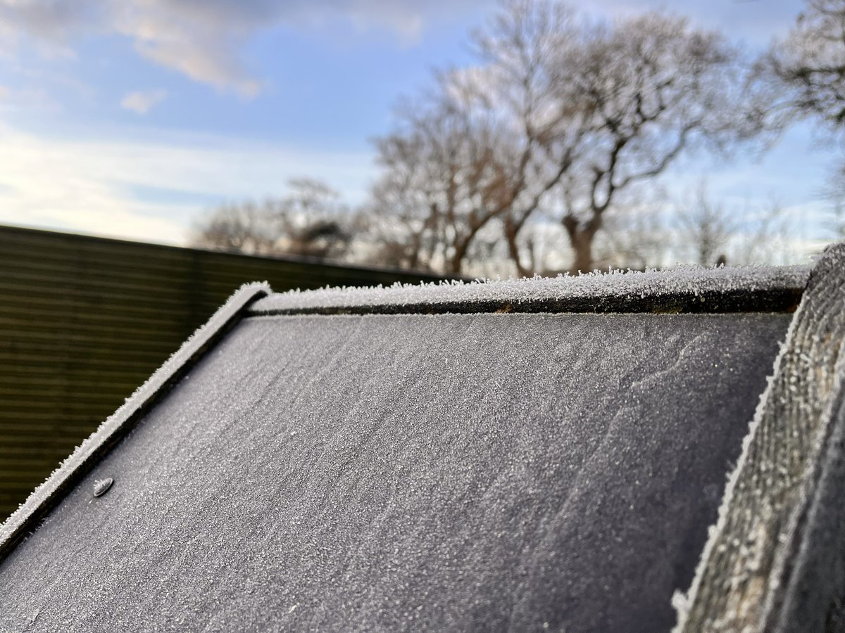 PurlDesign's tweet image. Frosty morning in #cornwall today