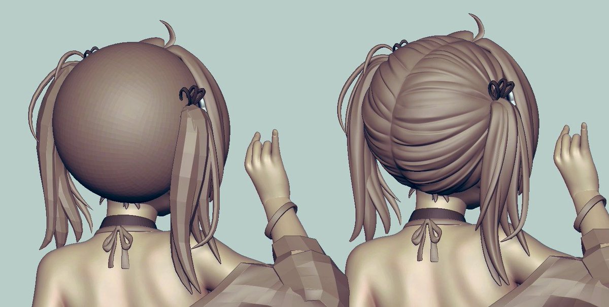 これがこう。
#zbrush
