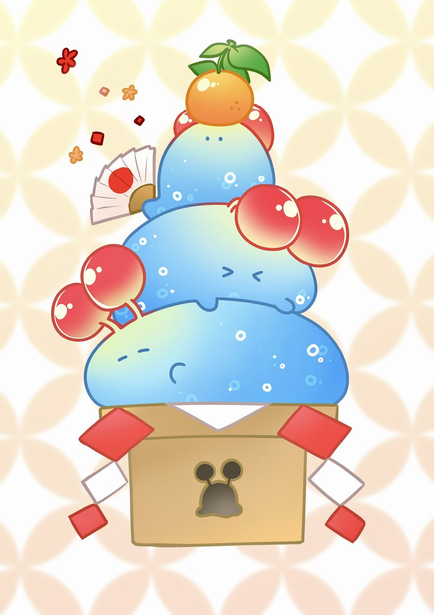 mushroomnosuke's tweet image. 🎍かがみしゅわわ🎍

 #ゆるいイラスト 
 #イラスト
 #オリキャラ