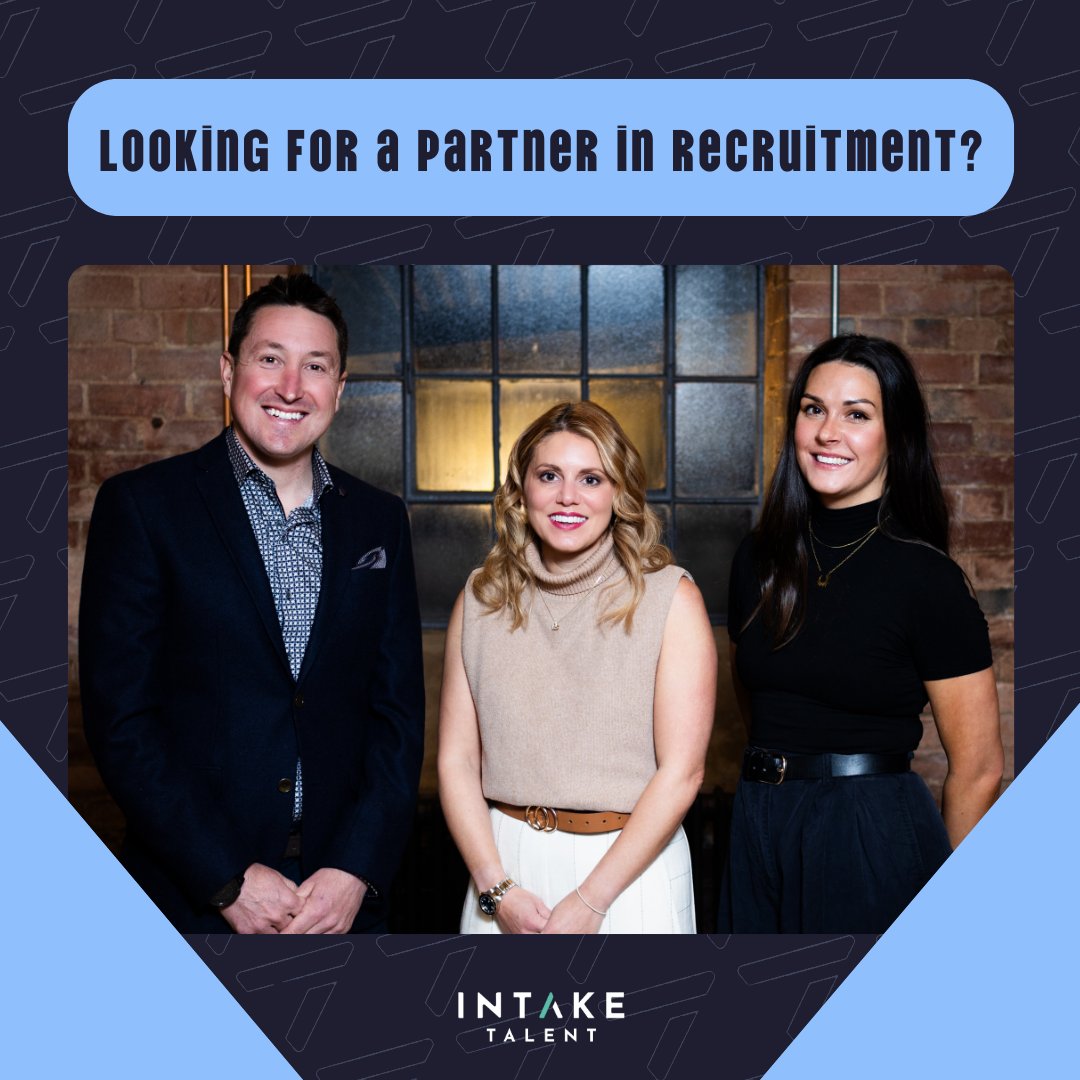 Intaketalent's tweet image. Our mission is to transform your recruitment processes, utilising our expertise and the latest technology to create a more efficient, tailored, and streamlined process. 

bit.ly/4fmW4Dg

#intaketalent #recruitment #recruitmentpartner #retainedrecruitment
