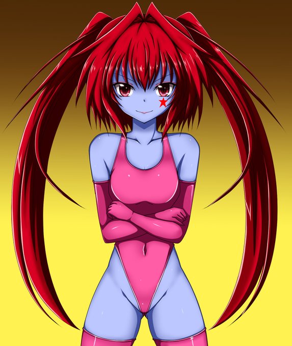 1:ハイグレ皇女

もはやうちの看板娘と化したハイグレ星より数多の世界をハイグレ化して回る侵略者
悪い子と猫と可愛いもが大好きで時折蕩けてしまう

なおツインテールから飛び出ている髪は実は触角なのではという噂が一部で流れている 