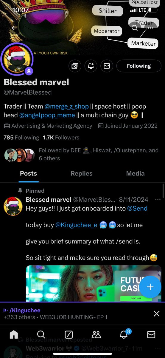 Theonlyhightee's tweet photo. @web3warrior @web3righteous @yeshua_web5 @MarvelBlessed @Thanistarr @ireti__ogo @UtdAfeezMo @t_oluwase https://t.co/05ZAbYSM59