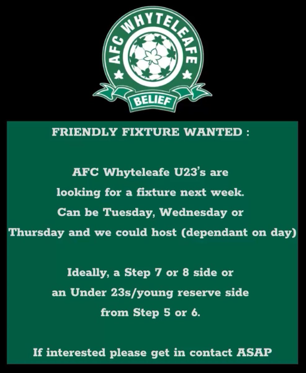AFC Whyteleafe tweet media