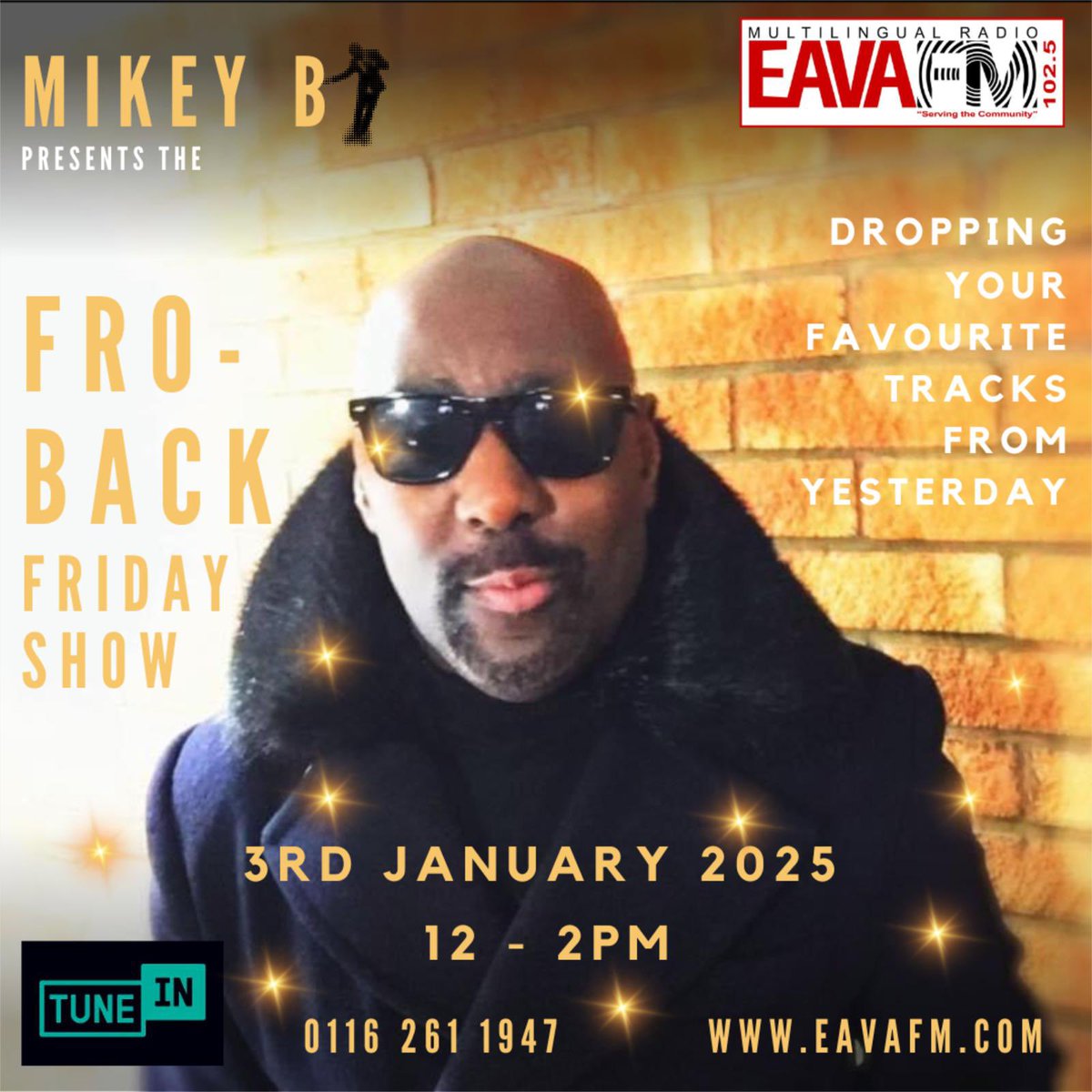 BiG!…Big Inclusion Group CiC Leicester (@biginclusion) on Twitter photo Tune into the Fro-Back Friday Show 12-2pm today on <a href="/eavafm/">EAVA FM 102.5</a> and celebrate the New Year with DJ Mikey B #NewYear2025 #Community #Radio Tune into the Fro-Back Friday Show 12-2pm today on <a href="/eavafm/">EAVA FM 102.5</a> and celebrate the New Year with DJ Mikey B #NewYear2025 #Community #Radio