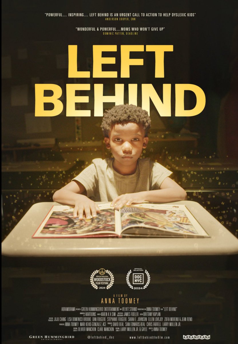 Literacy Academy Collective (@literacyacadnyc) on Twitter photo Amazing News! If you are in NYC and you have been wanting to see the documentary that members of LAC are featured in, mark these dates down on your calendar!
<a href="/leftbehind_doc/">Left Behind</a> premiers in NYC on Jan 17- 23 at QUAD CINEMA
For tickets: quadcinema.com/film/left-behi… Amazing News! If you are in NYC and you have been wanting to see the documentary that members of LAC are featured in, mark these dates down on your calendar!
<a href="/leftbehind_doc/">Left Behind</a> premiers in NYC on Jan 17- 23 at QUAD CINEMA
For tickets: quadcinema.com/film/left-behi…