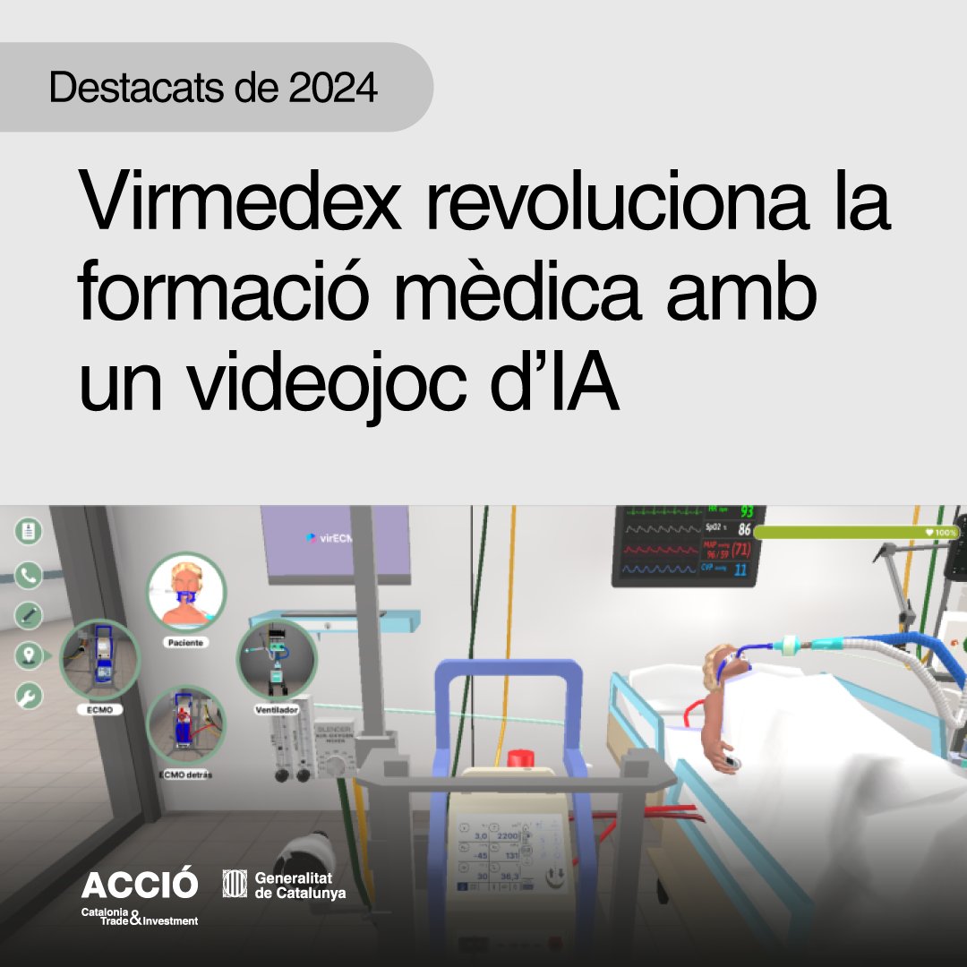 <a href="/virmedex/">Virmedex</a> llança al mercat el seu segon videojoc que entrena el procediment mèdic per suplir funcions cardíaques i pulmonars accio.gencat.cat/ca/accio/prems…

(6/8)