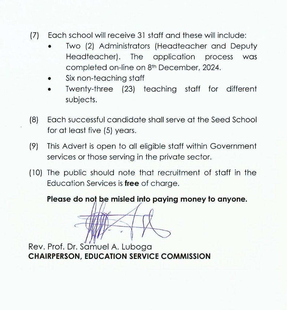 Kyobe Sarah. N (@kyobesarah) on Twitter photo #JOBSFORTEACHERs
The <a href="/GovUganda/">Government of Uganda</a> invites teachers to apply for positions in seed schools under the UGIFT initiative. Applications details are available online as per the <a href="/Esc_uganda/">Education Service Commission, Uganda</a>'s document read at <a href="/UgandaMediaCent/">Uganda Media Centre</a>
<a href="/Educ_SportsUg/">Ministry of Education and Sports - Uganda</a>
<a href="/ps_lukwago/">Dr. Asuman Lukwago</a> <a href="/Vok895/">Voice of Kigezi FM</a> <a href="/RadioAnkole/">RADIO ANKOLE</a> #JOBSFORTEACHERs
The <a href="/GovUganda/">Government of Uganda</a> invites teachers to apply for positions in seed schools under the UGIFT initiative. Applications details are available online as per the <a href="/Esc_uganda/">Education Service Commission, Uganda</a>'s document read at <a href="/UgandaMediaCent/">Uganda Media Centre</a>
<a href="/Educ_SportsUg/">Ministry of Education and Sports - Uganda</a>
<a href="/ps_lukwago/">Dr. Asuman Lukwago</a> <a href="/Vok895/">Voice of Kigezi FM</a> <a href="/RadioAnkole/">RADIO ANKOLE</a>
