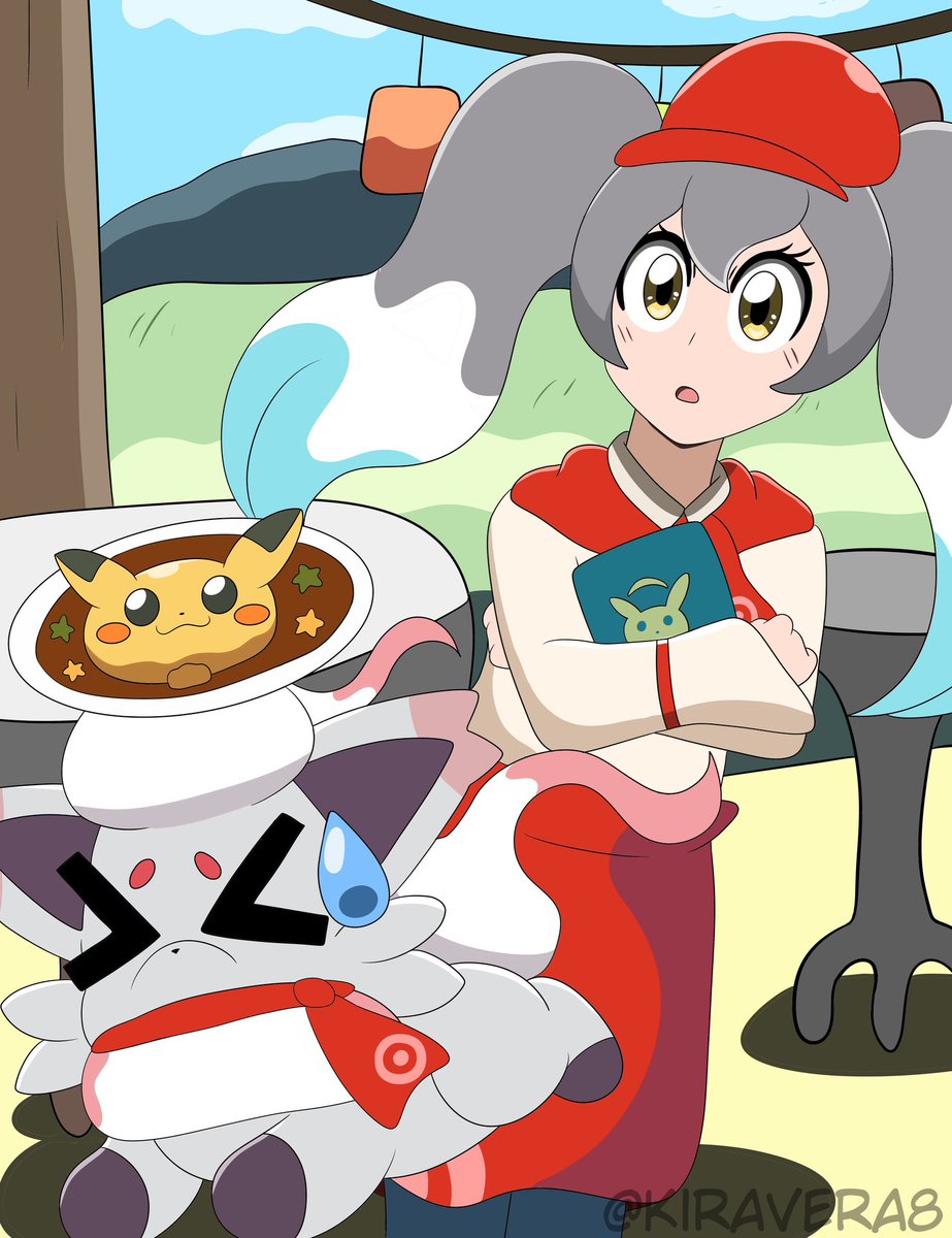 two Zoruas at the cafe!