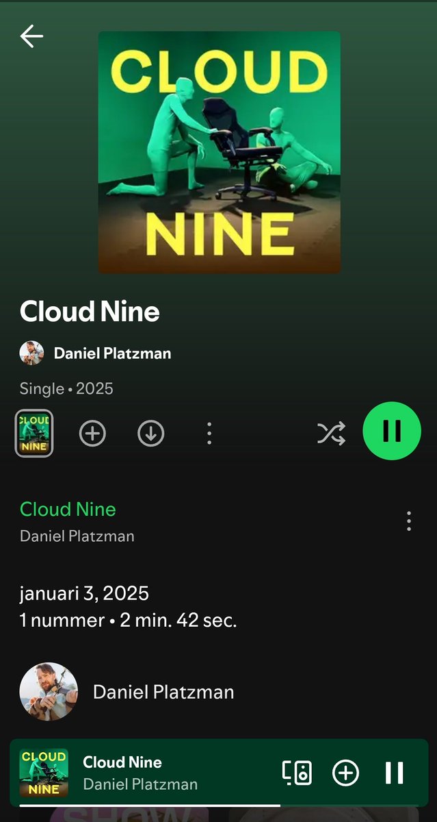 I love, love, love it, Platz! 
I'm on Cloud Nine! 
<a href="/DanielPlatzman/">Daniel Platzman</a>