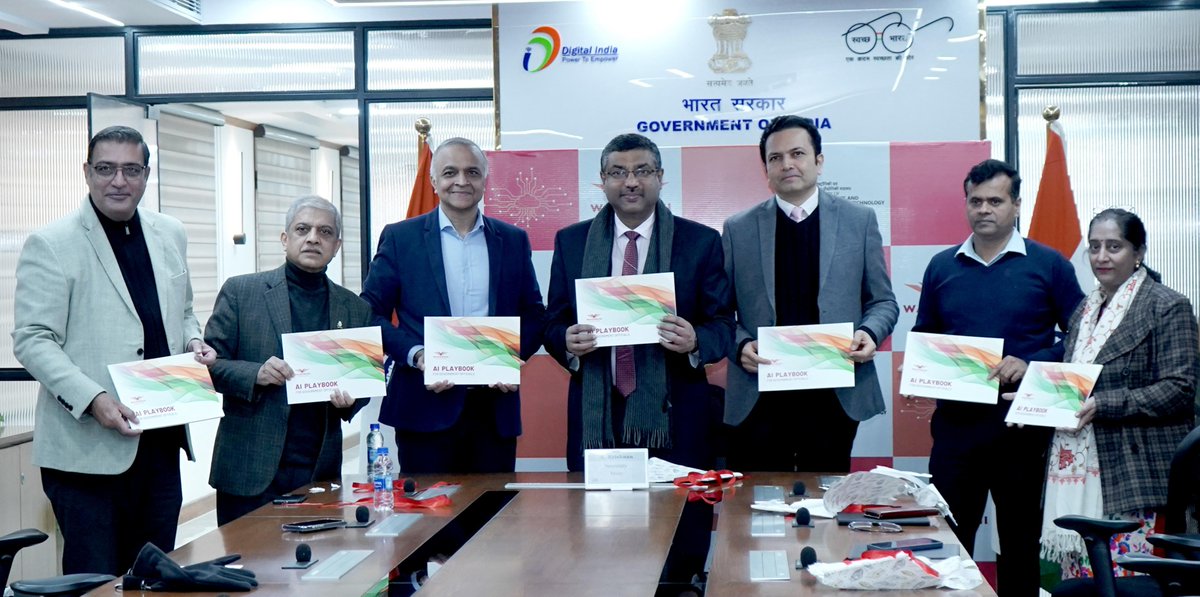Taking forward the efforts to empower India through Responsible AI, I am happy to unveil an AI Playbook today in New Delhi, a practical guide designed to accelerate the adoption of Artificial Intelligence (AI) in government projects. #DigitalIndia #ResponsibleAI