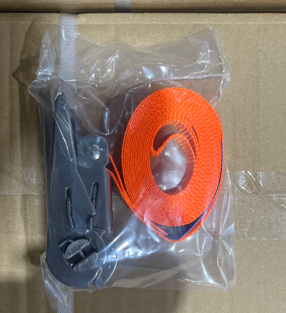 polybag package with a sticker