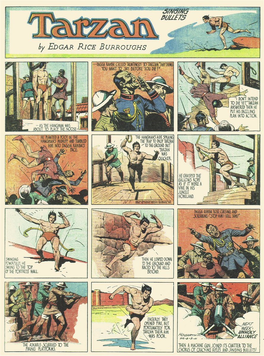 ERBzine Weekly Webzine: Jan 3-9, 2025  ERBzine.com/mag/ez250103.h…
Burne Hogarth (1911-1996) ~ More 100-WORD ERB DRABBLES ~ AGONY AND ECSTACY ~ IN MEMORIUM: LORD GREYSTOKE ~ COMICS: Hogarth, Foster, Dell 60 ~ EVENTS ~ UPDATES