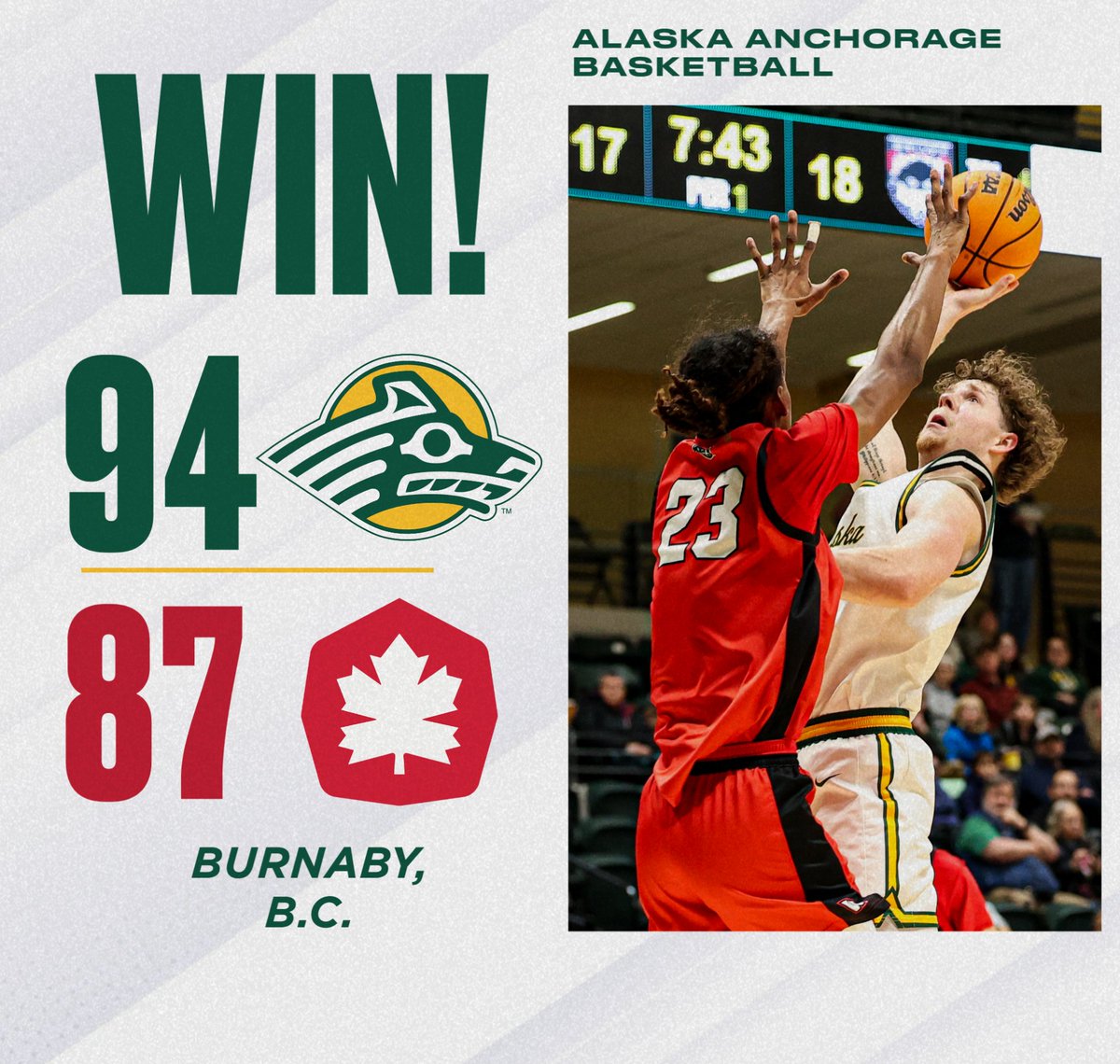 UAA Men's Basketball tweet media