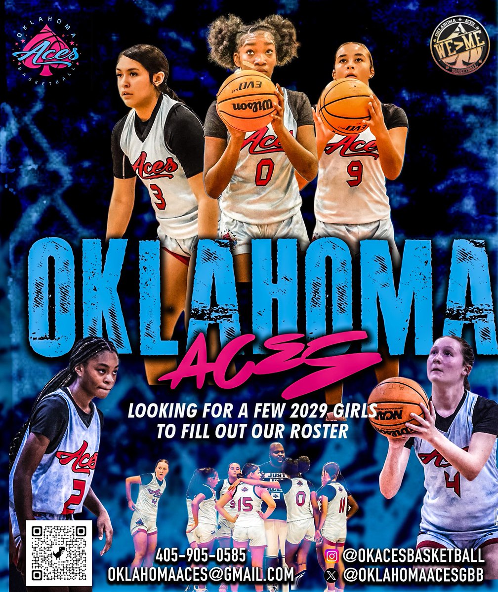 Oklahoma Aces (@oklahomaacesgbb) on Twitter photo Few roster spots open..reach out! <a href="/PGHCircuit/">Prep Girls Hoops Circuit π</a> <a href="/TheCircuit/">The Circuit</a> π©·ππ©·π Few roster spots open..reach out! <a href="/PGHCircuit/">Prep Girls Hoops Circuit π</a> <a href="/TheCircuit/">The Circuit</a> π©·ππ©·π