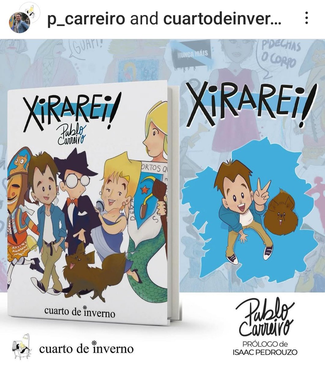 <a href="/Patricia_diazv/">Patricia Díaz 📚</a> Xirarei de <a href="/PeCarreiro/">Pablo Carreiro</a> 
<a href="/CuartoInverno/">Cuarto de Inverno</a>