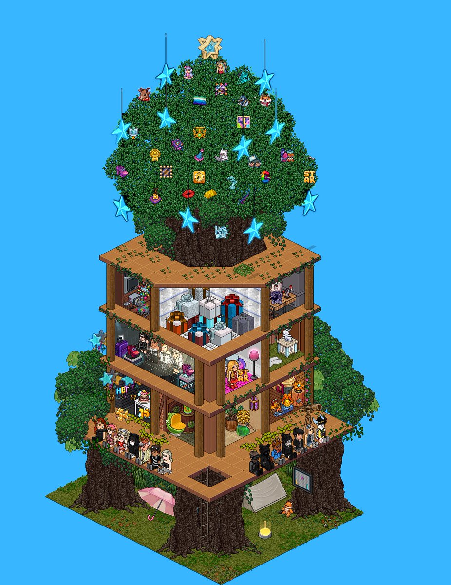 mmfelipe1999's tweet image. NOZ - A GRANDE ÁRVORE DO HABBLET
by: Felipu 

#NatalHabblet