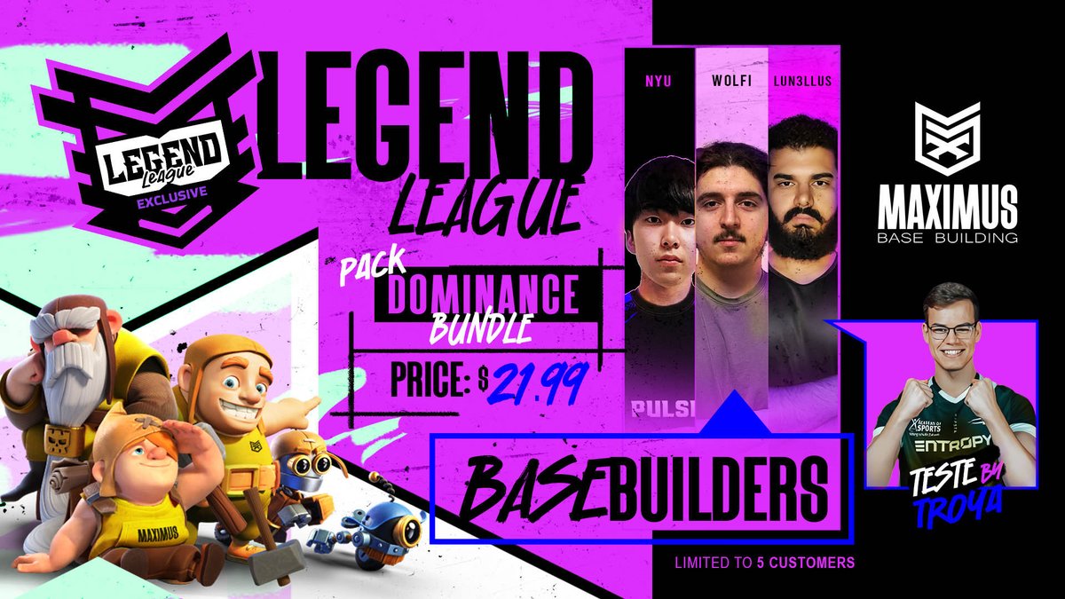 ⚔️ Ready to Dominate the Legend League? Your Secret Weapon Awaits! ⚔️

🔥 Get 3 unbreakable TH17 bases, designed by pros to shatter attacks and rule the 5000-6000+ range—all for just $21.99!

🤩 This is your time to shine at the top—order now and make your defense legendary! 💪🏆