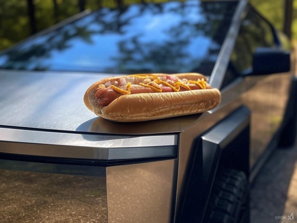 A picture of a Hotdog created by Grok. $PHD #PHD