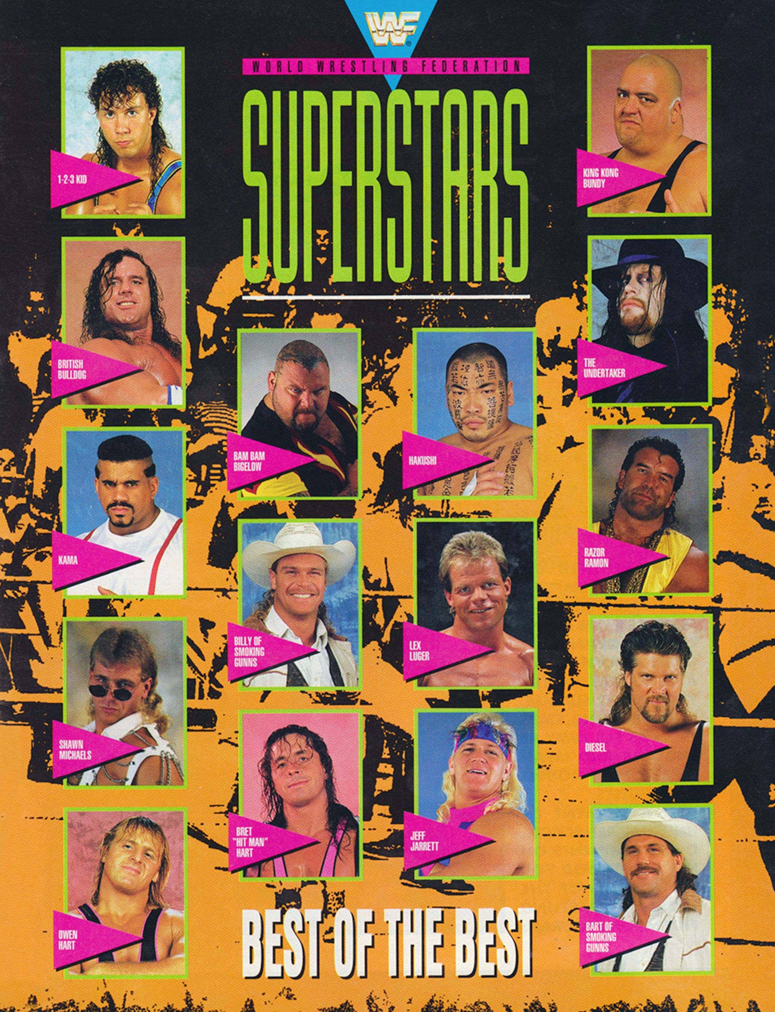 W.W.F. Superstars of Wrestling: Rh Value Publishing