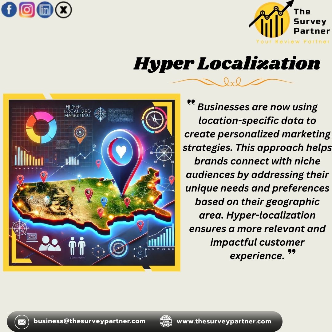 📍Hyper-Localization is the key to deeper audience connections
By using location-specific data, brands can create personalized marketing strategies that cater to local preferences and ensure meaningful customer experiences.
#HyperLocalization #DigitalMarketing #CustomerExperience