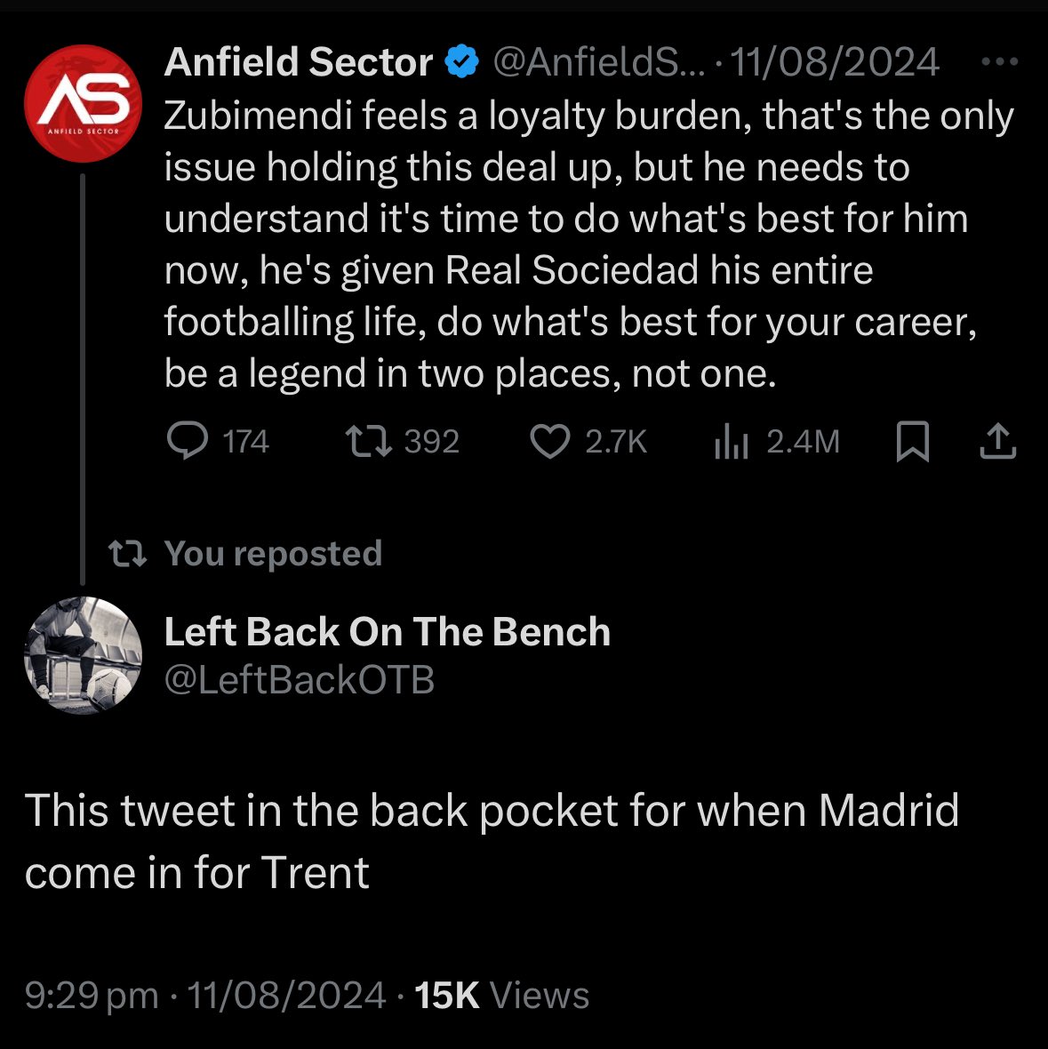 LeftBackOTB's tweet image. A short story