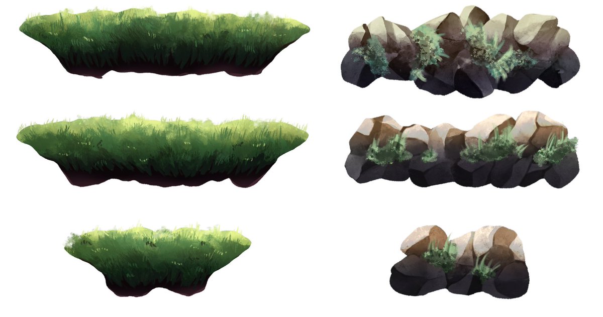 PerfectSoupGame's tweet photo. Another update: Testing how the new 2D Environment assets I drew fit together! Plus some platforms. They blend really well- This game is starting to look reallllyyyy prettyyyyy 😁 #PerfectSoupGame #GameAssets #IndieGameDev #WIP https://t.co/ffWuA4k5Qw