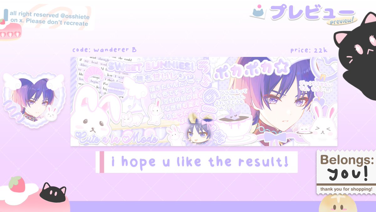 diluci's tweet image. hii! help repost please, thank you! ˚˖𓍢ִ໋🦢˚   

 zen ada 4 layout wanderer birthday impact! bisa di jemput sekarang juga by DM! kode dan price tertera di pict yaaa. mari dijemput! :3 #zonauang #zonajajan