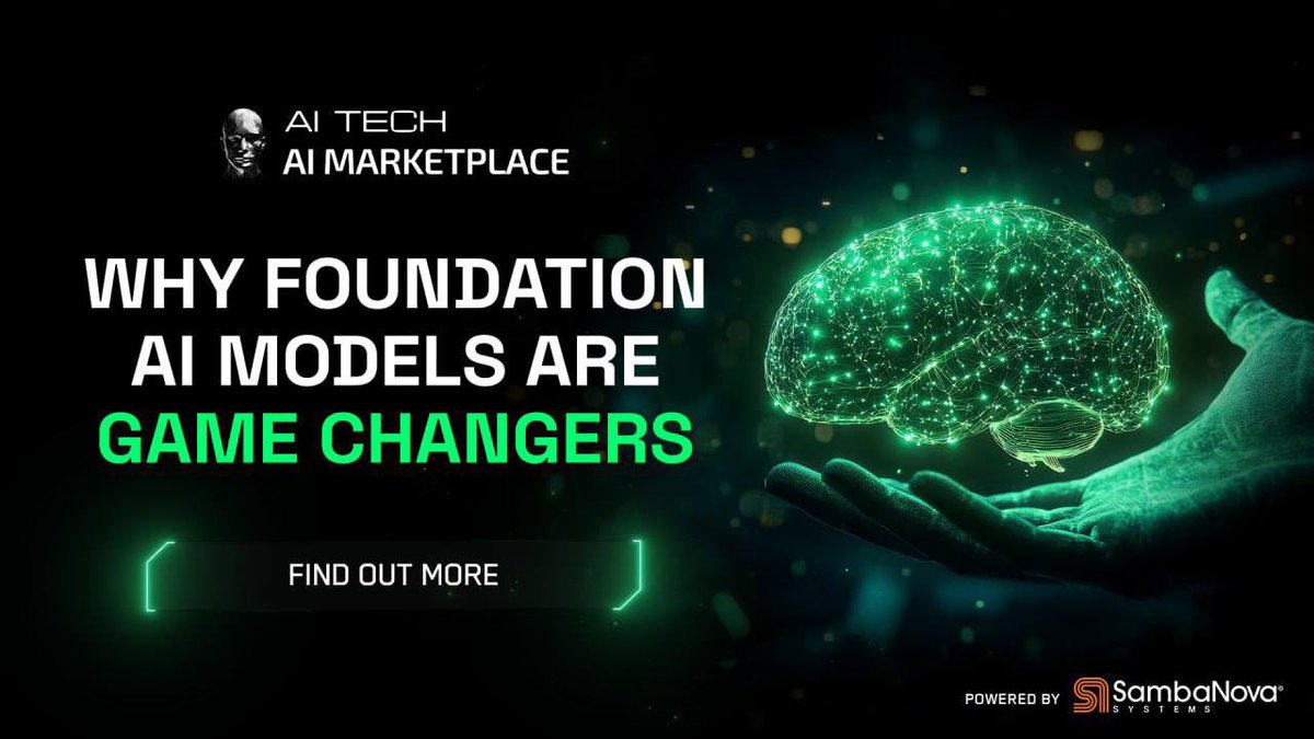 AITECHio's tweet image. 🌟 Why Foundation AI Models Are Game Changers!

Foundation AI models are the backbone of modern artificial intelligence, powering a wide range of applications with unmatched versatility and scalability. Here&apos;s why they matter:

🔧 Adaptability: Pre-trained on vast datasets, these…