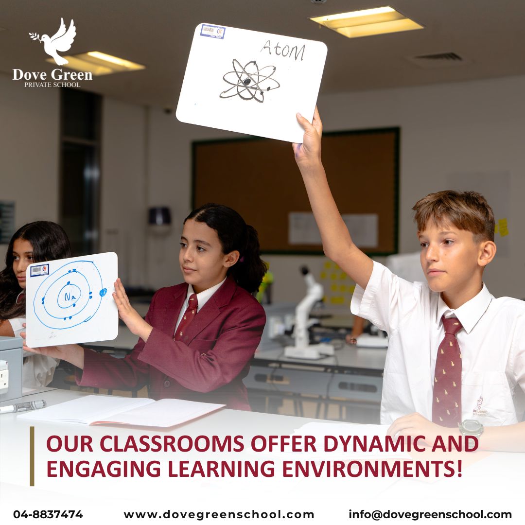 dovegreenschool's tweet photo. Our classrooms offer a dynamic and engaging learning environment, fostering creativity and curiosity in every student!

#school #learningtogether #growingtogether #communityschool #schoolsindubai #schoolsindip #britishcommunity #britishschools https://t.co/5UCnEkMP3n
