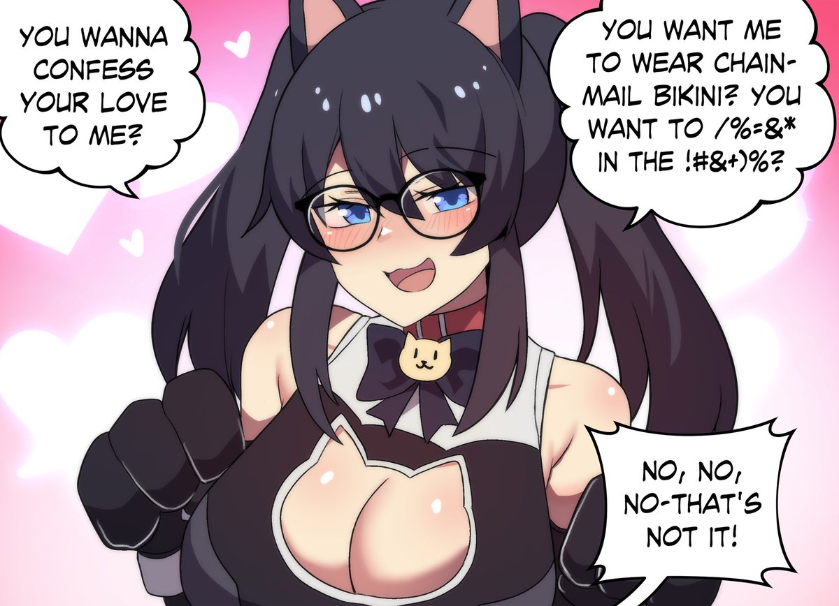 Merryweatherey's tweet photo. I wrote a comic about cat girls https://t.co/ItbxgCXw9q