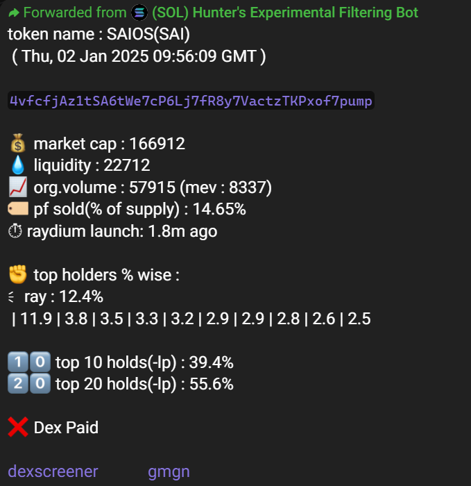 thehunterbaker's tweet photo. last couple of days of bot triggers.

$duna $saios #sp00ge #insured #ar16z $jolt $skylar $jenna https://t.co/xoeG3W1H3E #gemsync $winfo $cyboom $thena $titty $aiva $agwb #fartius $aic $orbix #mcchicken $goal $kirara $ringa $kitty etc

bot updates : https://t.co/EAEvgXXsRK

NFA! https://t.co/tx3uxoSkvh