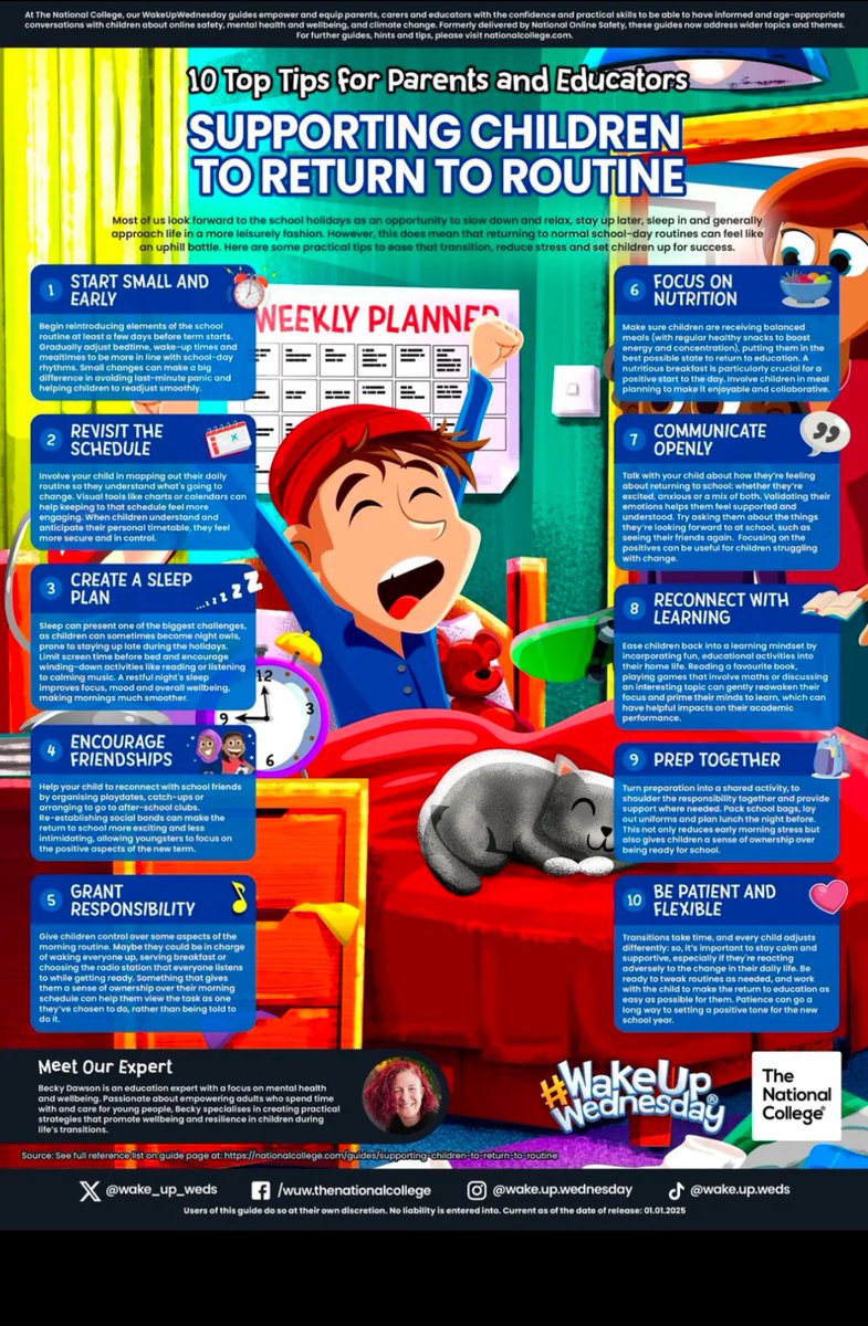 Routine is easy to break over the festive period but hard to get back into. Here are some top tips.